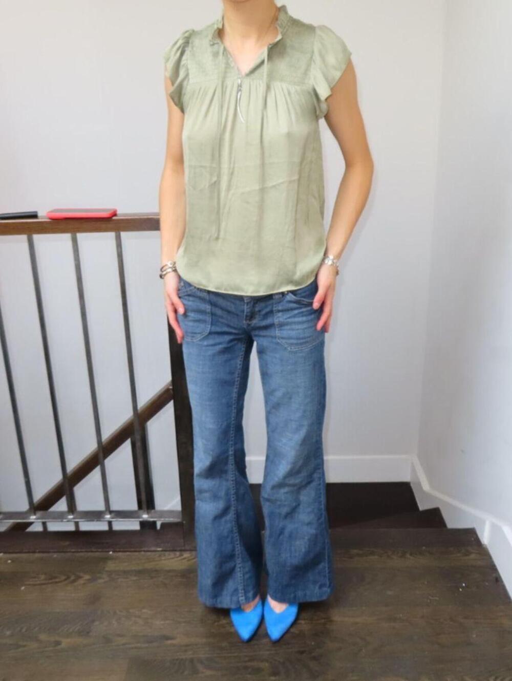 Women's Green Blous